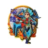 Qingye City wooden fridge magnets, creative national trend souvenirs customization, tourist attraction cultural and creative magnetic stickers wholesale Item Picture